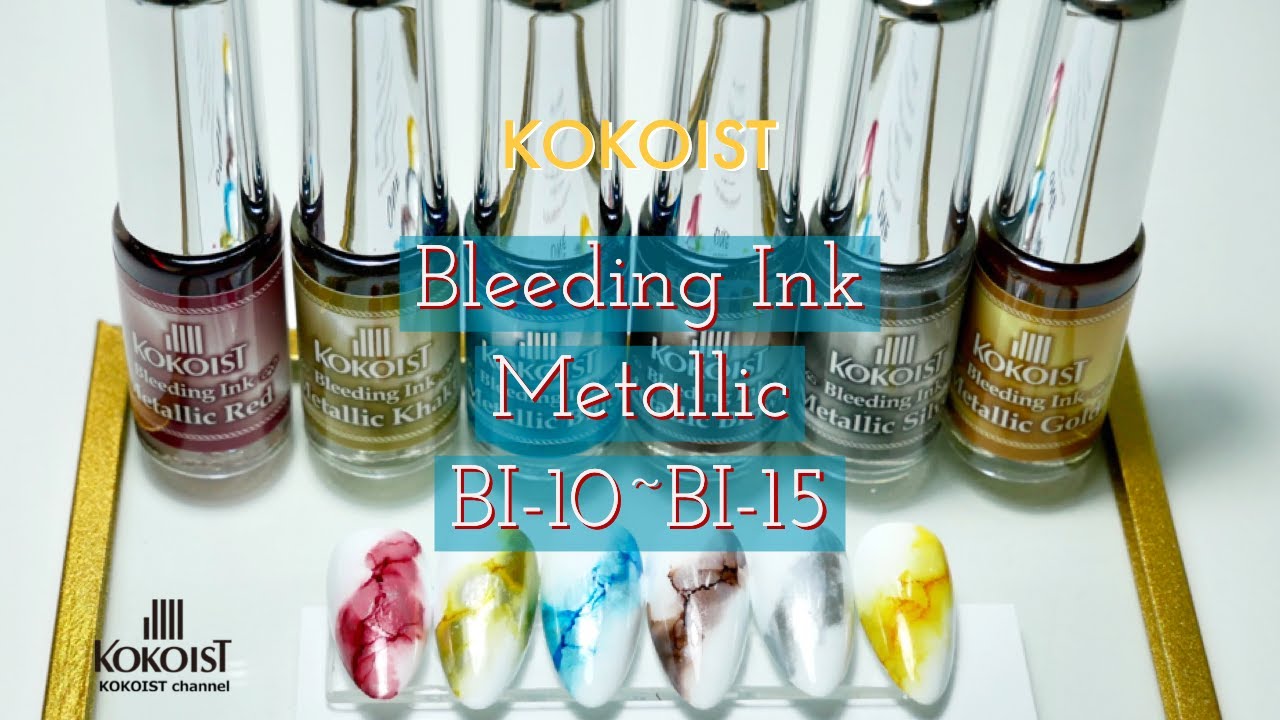 New Release】ブリーディングインク「メタリックシリーズ」／ Bleeding