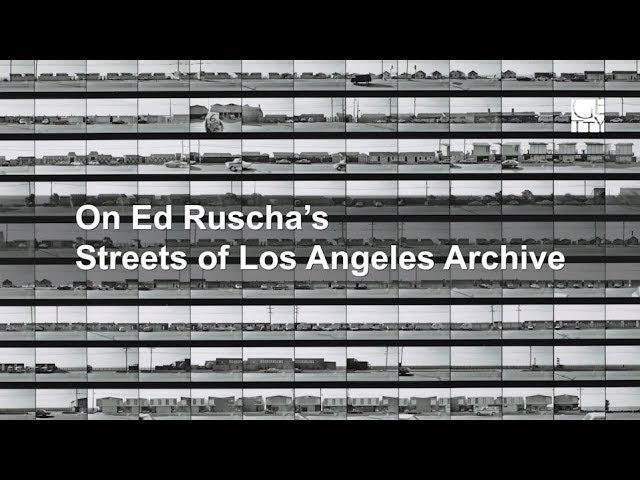 On Ed Ruscha's Streets of Los Angeles Archive - YouTube