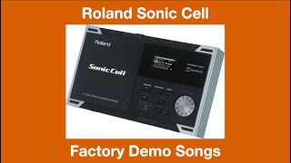 Roland Sonic Cell - Démos internes - Factory Demos - YouTube