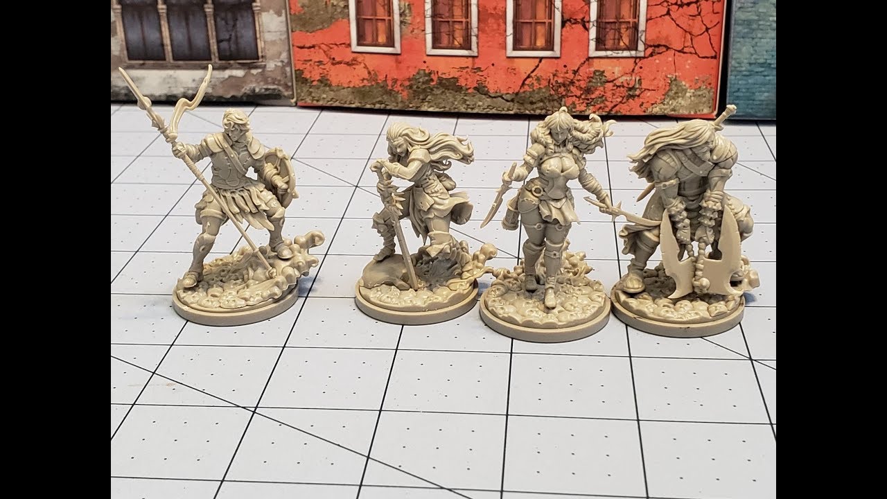 Kingdom Death: 10th Anniversary Survivors unboxed and built! - YouTube