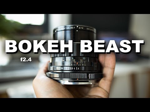 GIMME BOKEH! Pentax 105mm f2.4 Takumar - YouTube