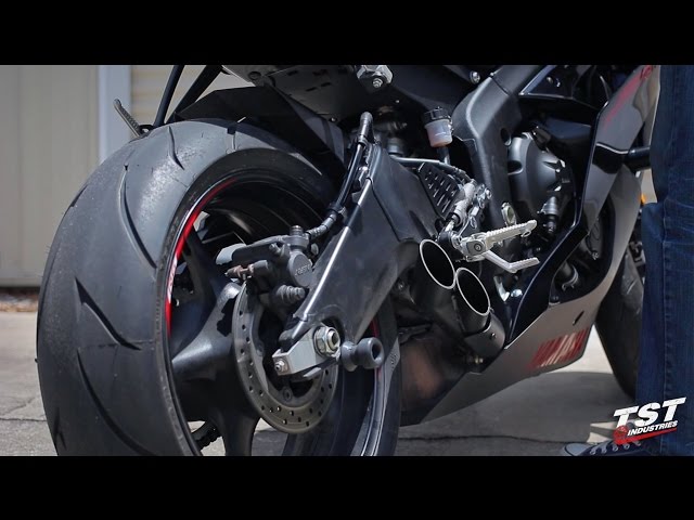 Raw Sound Clip Toce Double Down Exhaust 2006-2016 Yamaha YZF R6 by