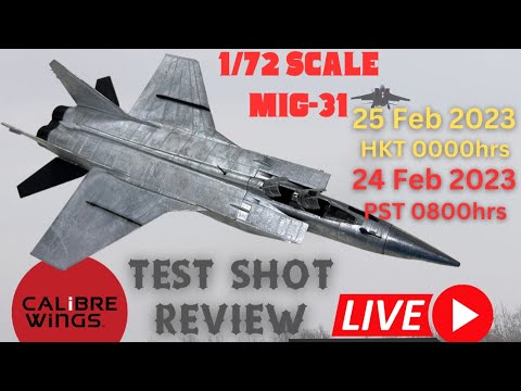 Calibre Wings Mig-31 Test Shot Review - YouTube
