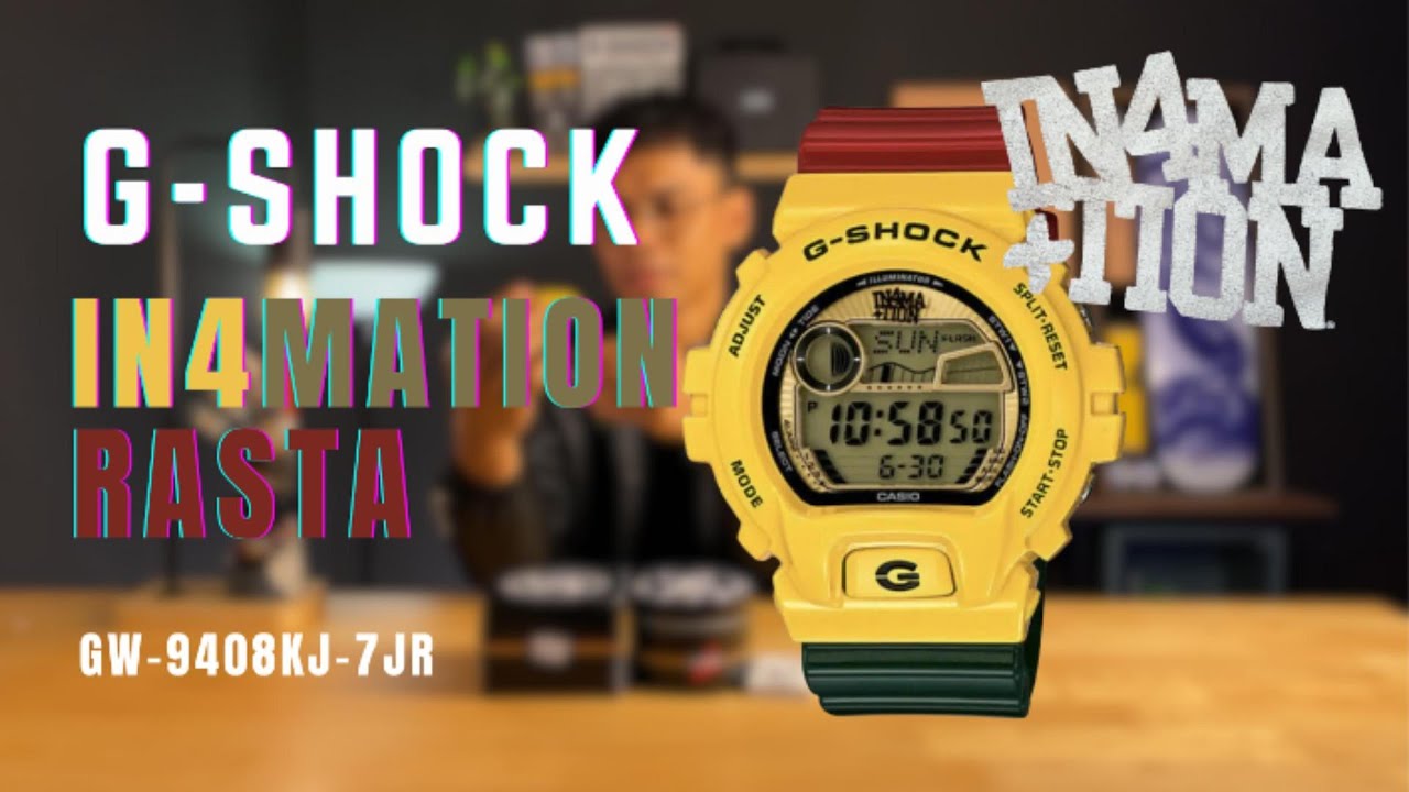 G-Shock Rasta In4mation | GLX-6900XA-9DR - YouTube