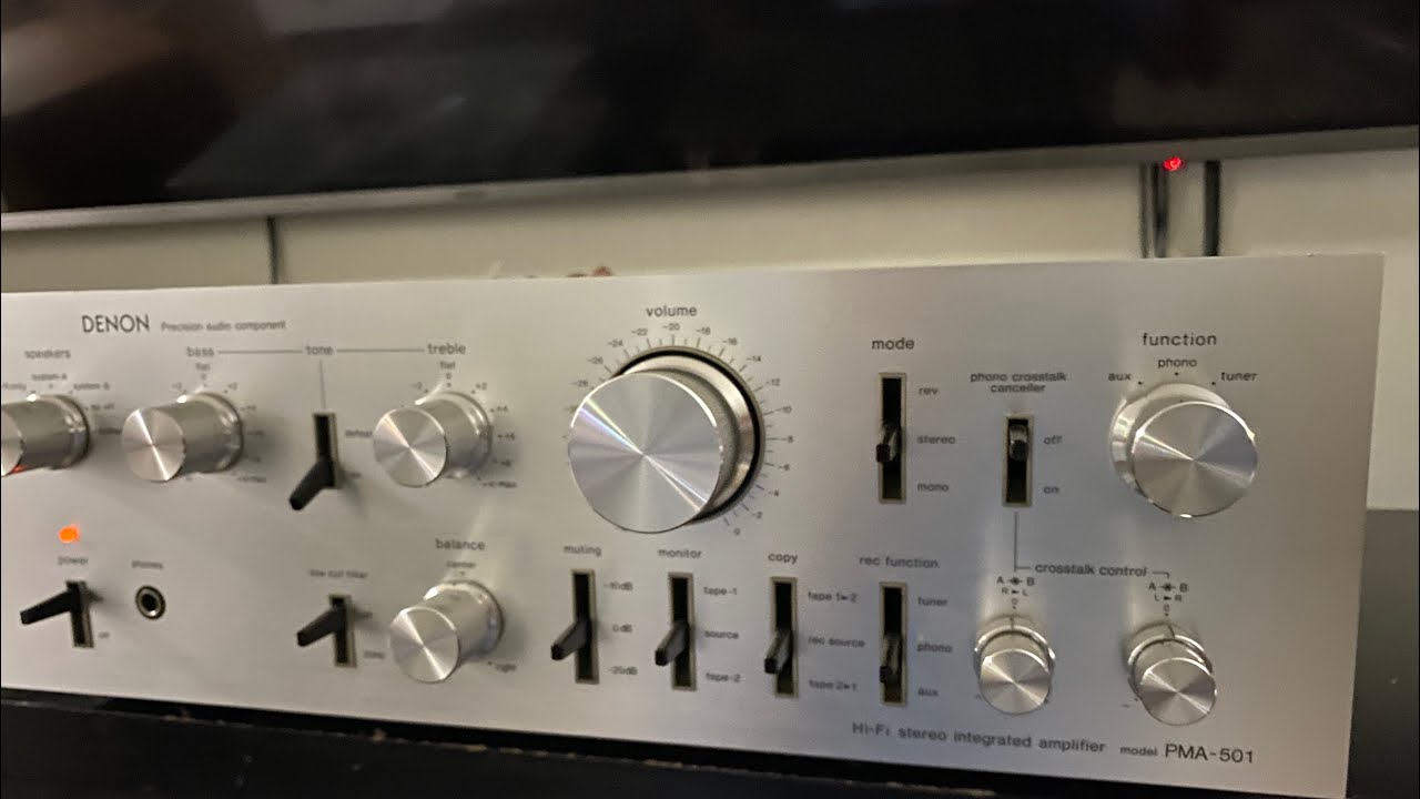 Denon PMA 501 *Demo* #denon #stereo #vintageaudio #musicsystem