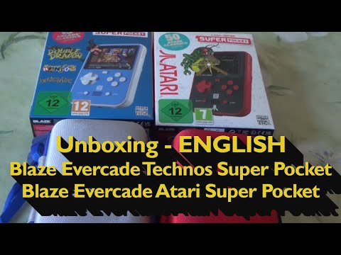 Unboxing Blaze Evercade Technos Super Pockets: Technos & Atari