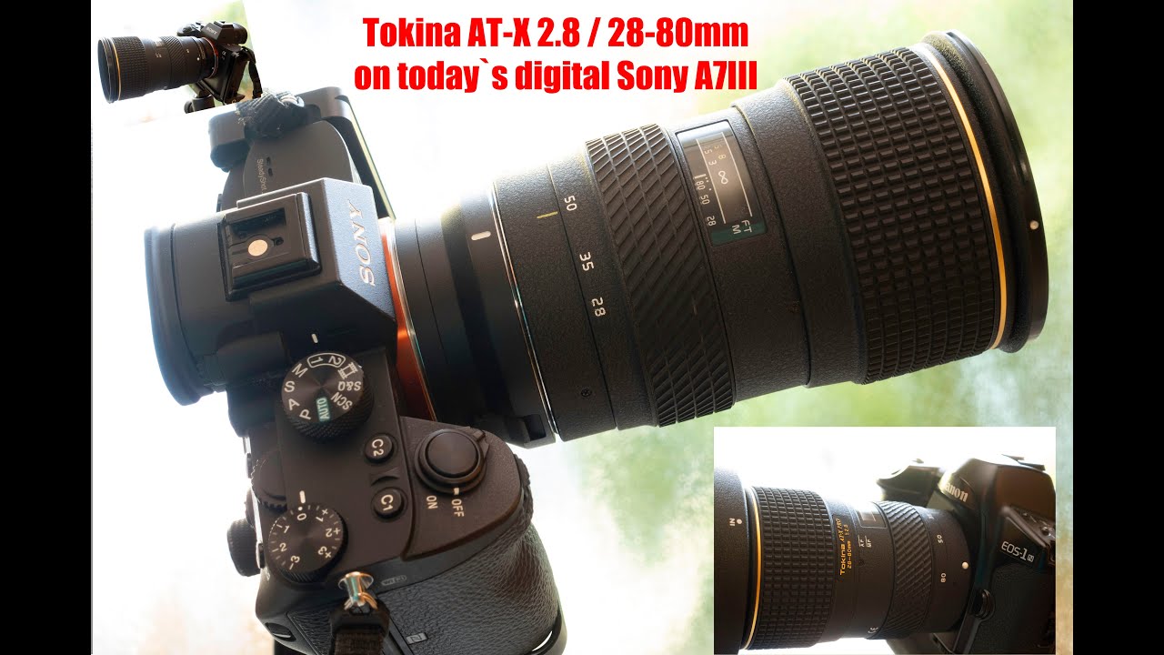 Tokina AT-X 2.8 / 28 - 80mm using on a digital Sony A7III - YouTube