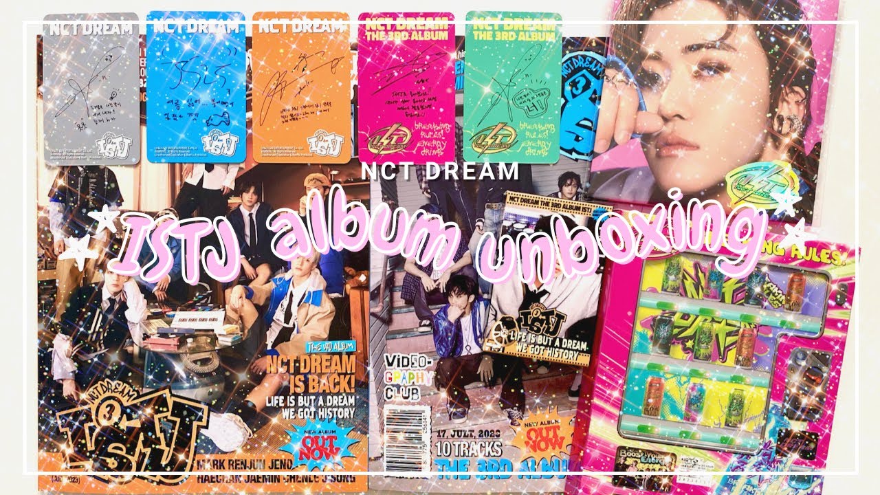 NCT Dream ISTJ Vending Machine Version Unboxing - YouTube