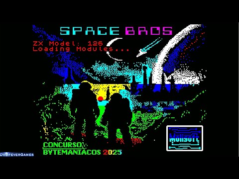SPACE BROS (2025) - Longplay 128K ZX SPECTRUM game