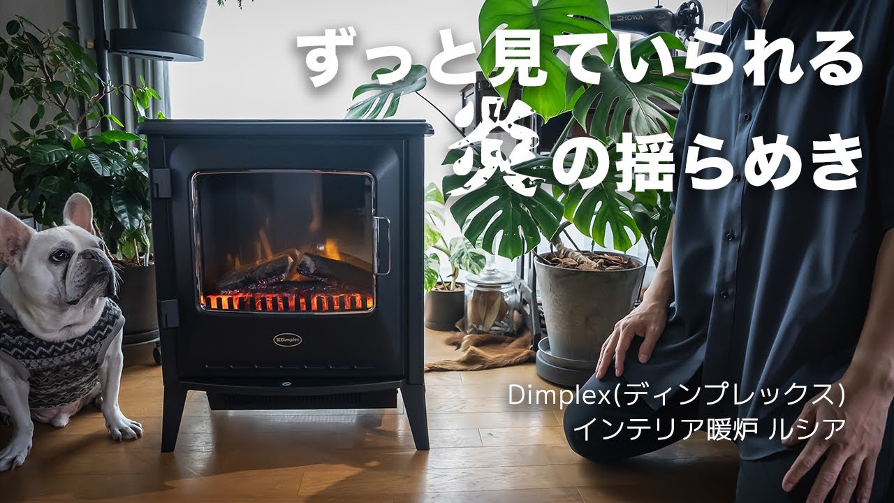 Add a comfortable flickering flame to your room [Dimplex Interior