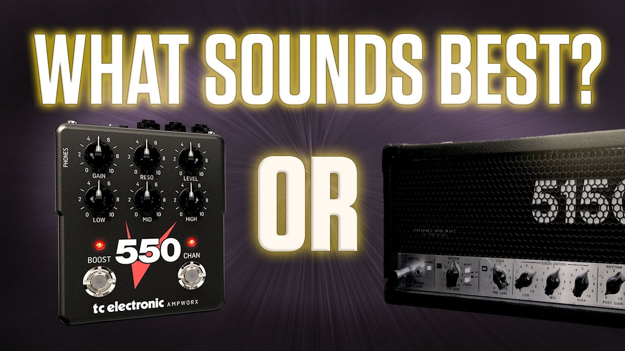 A/B Test Ampworx V550 VS Original Amp - YouTube