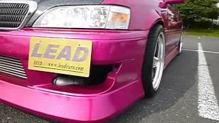 JZX100クレスタ ガラスフレークピンク with CARSHOP LEAD - YouTube