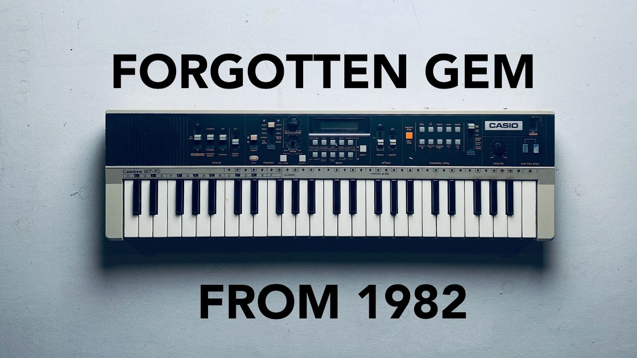 Casio MT-70: A beautiful sine wave synthesizer from 1982 - YouTube