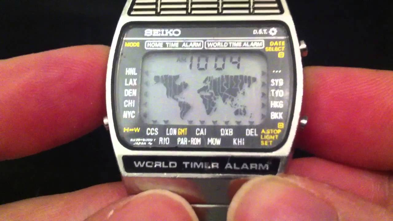 Seiko A239 World Time Watch - YouTube