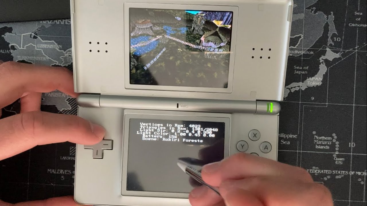 The Legend of Zelda Ocarina of Time Nintendo DS 60 fps - YouTube