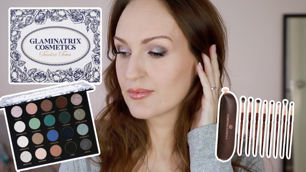 Glaminatrix Cosmetics Timeless Tones Palette & Brush Set - YouTube