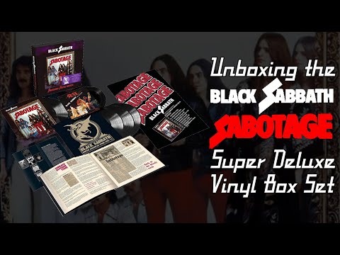 Unboxing the Black Sabbath - Sabotage Super Deluxe Vinyl Box Set