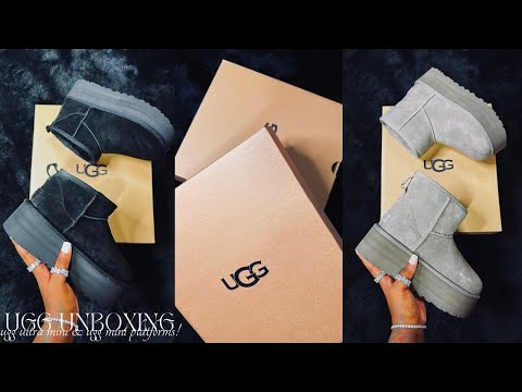 UGG CLASSIC ULTRA MINI PLATFORM & CLASSIC MINI PLATFORM UNBOXING