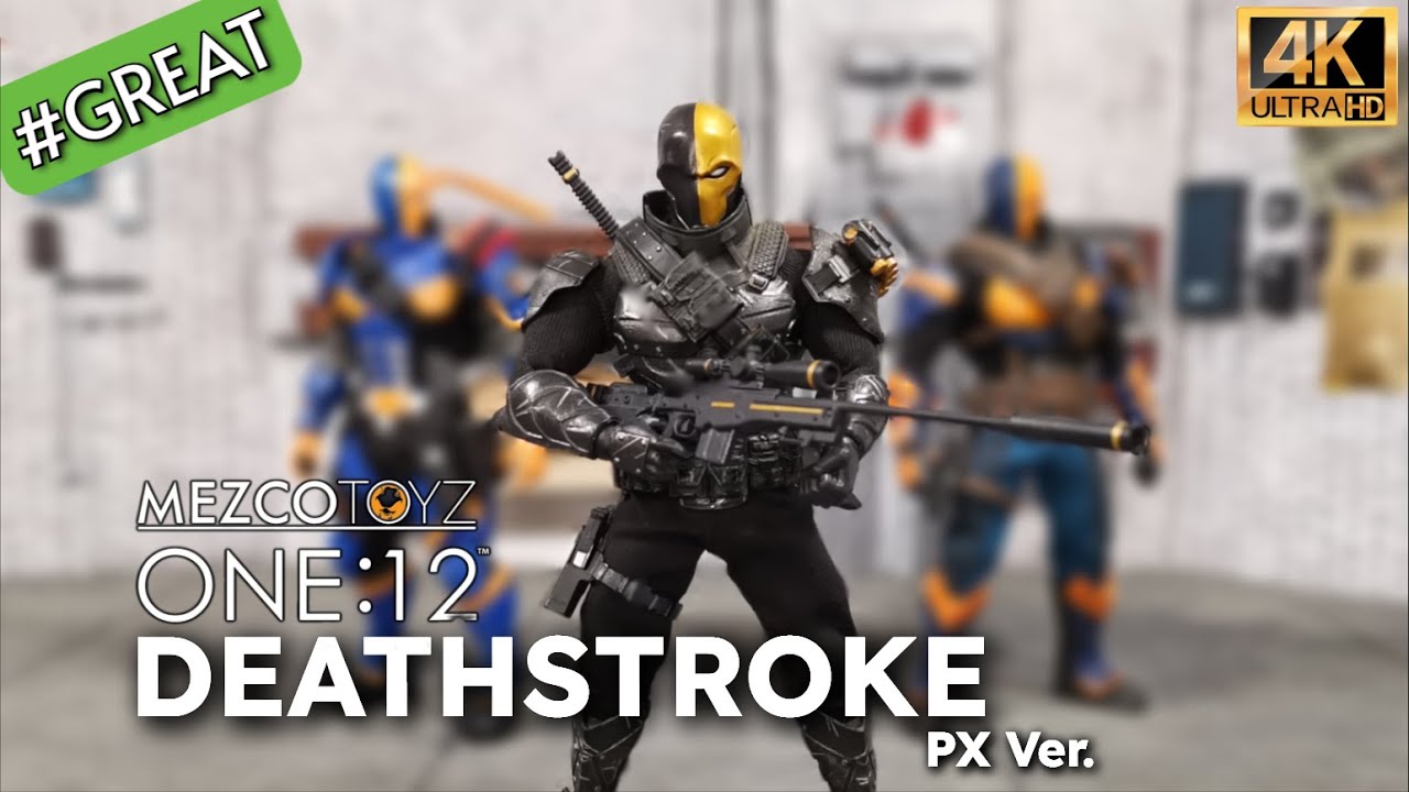 Mezco Deathstroke PX 1/12 action figure Unboxing & REVIEW #mezco