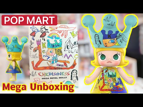 POP MART Mega Royal Molly Childishness 400% Mega unboxing - YouTube