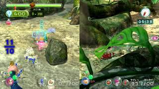 ピクミン3デラックス｜原生生物をたおせ！ステージ6（続・始まりの森