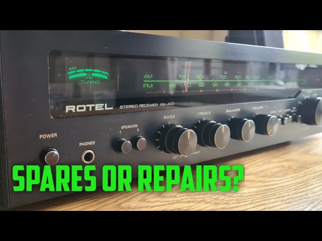 70s Rotel RX-402 Amplifier - With Quadrosound! Repair