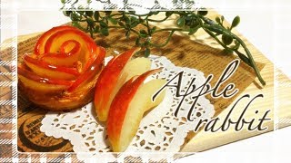 スイーツデコ】ウサギりんご作ってみた🐰🍎【フェイクスイーツ】 - YouTube