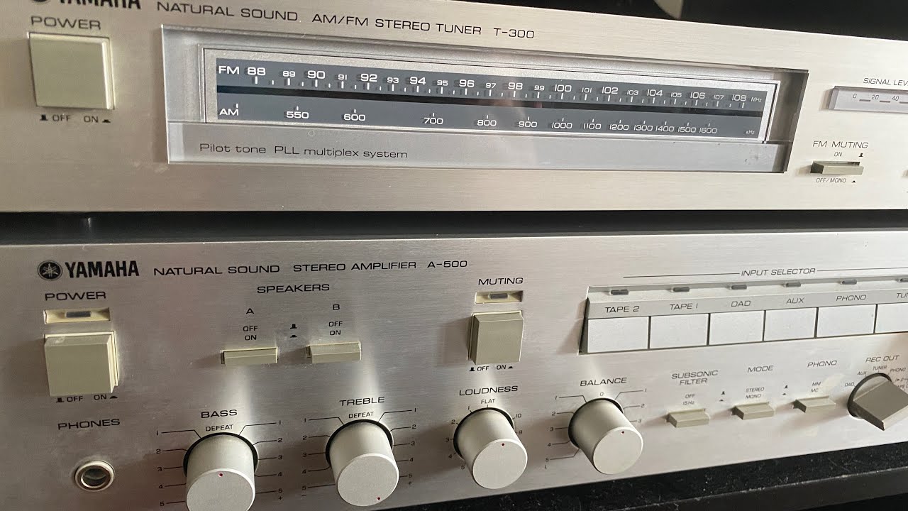 Yamaha A-500 Integrated Amplifier- Vintage Audio Review Episode