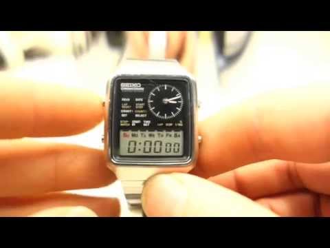 1979 SEIKO H127-500 dual dispay - YouTube