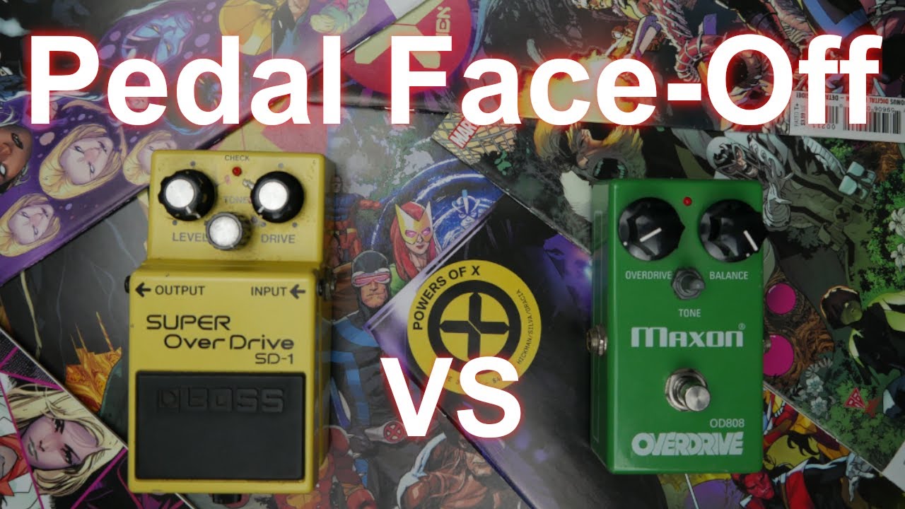 Pedal Face-Off – Boss SD-1 vs. Maxon OD808 Overdrive Pedal