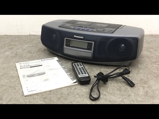 □Panasonic パナソニック ステレオCDラジカセ ダブルラジカセ RX-ED55