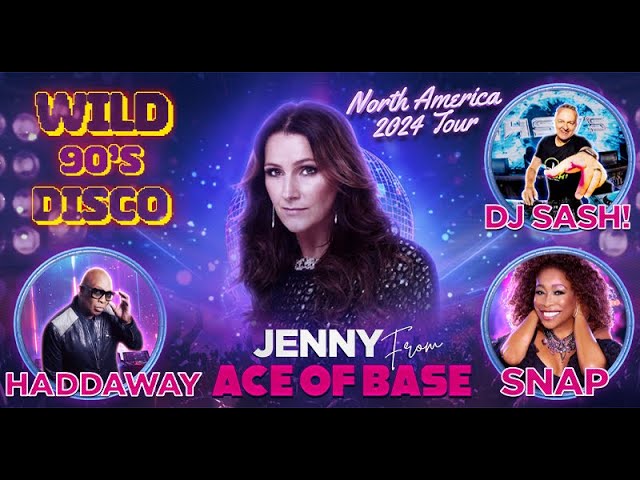 Ace of Base, Haddaway, Snap & DJ Sash! | North America Tour 2024