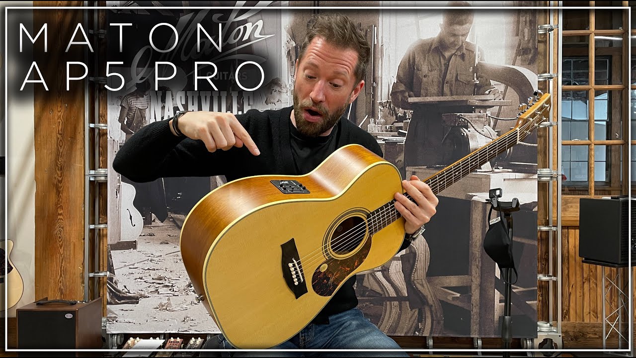 Maton Guitars AP5 PRO Demo - YouTube