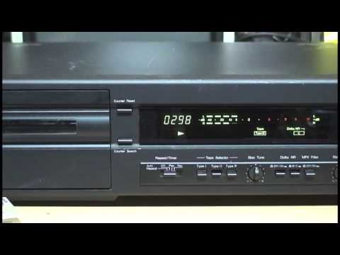 Nakamichi Cassette Deck 2 demo - YouTube