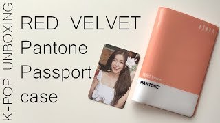Red Velvet Pantone Passport Wallet (Irene) | Unboxing - YouTube