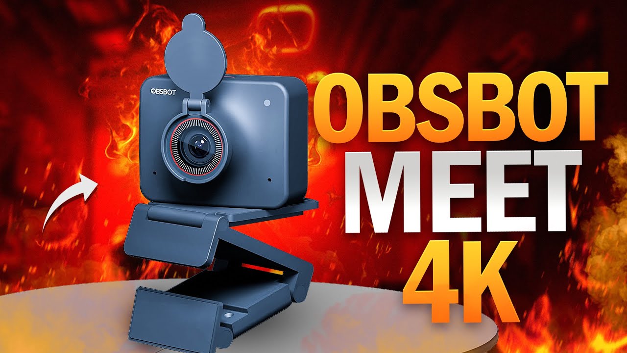 High QUALITY 4K Webcam a MUST Have | OBSBOT MEET 4K Review - YouTube