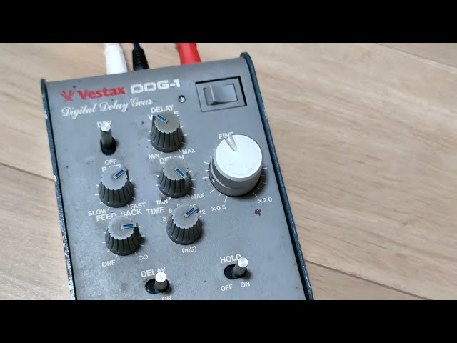 Vestax DDG-1 Digital Delay Gear Quick Demo - YouTube