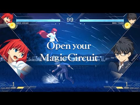 MELTY BLOOD: TYPE LUMINA「蒼崎青子vs遠野志貴」ゲームプレイ動画➁
