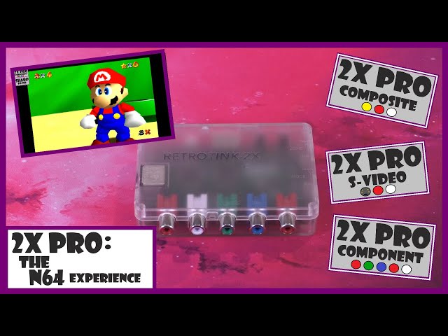 RetroTINK 2X Pro: The N64 Experience {Composite, S-Video, and