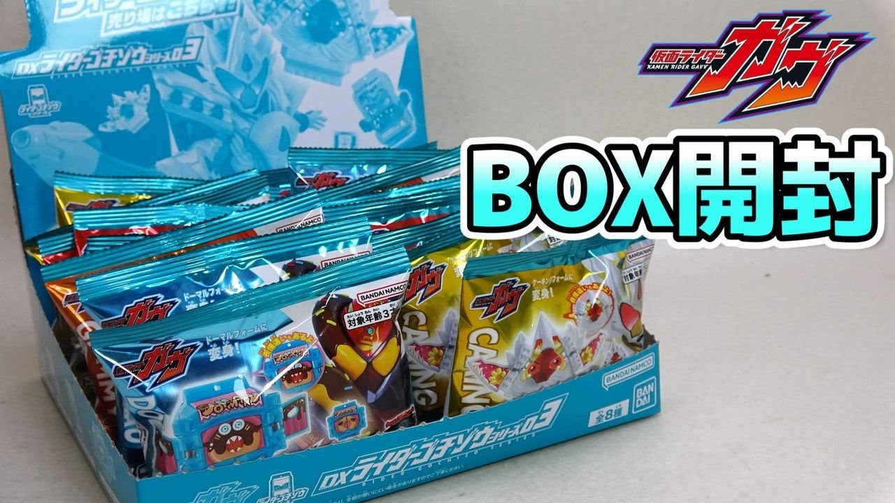 Can't be aimed!?] DX Rider Gochizo Series 03 Box Opening Kamen