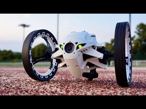 Parrot Jumping Sumo Minidrone Unboxing and Review - YouTube