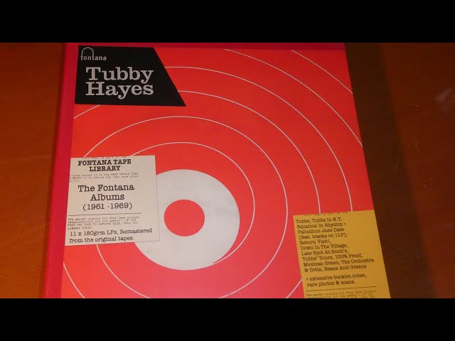 Tubby Hayes The Fontana Albums 11LP Vinyl Box Set Unboxing Decca