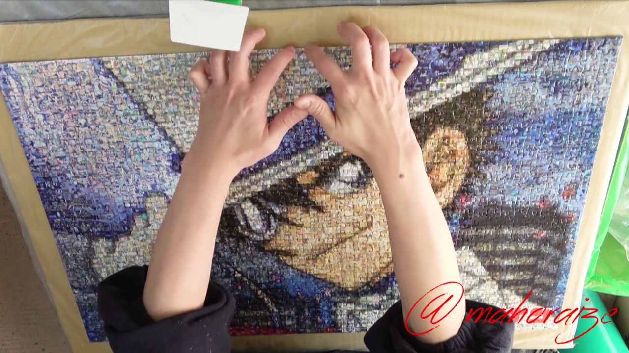 Jigsaw puzzle] How to glue - YouTube