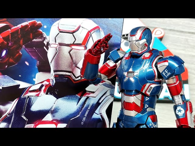 ZD Toys Iron Patriot 1/10 action figure Unboxing and review