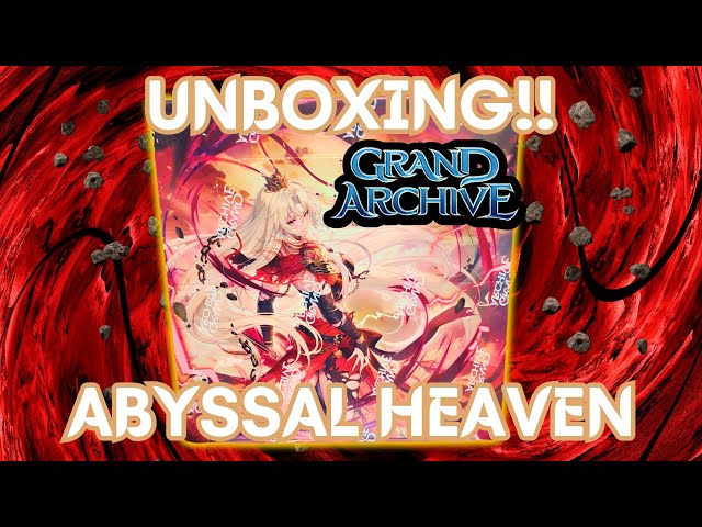 Grand Archive Abyssal TCG Heaven Booster Box Opening & Unboxing