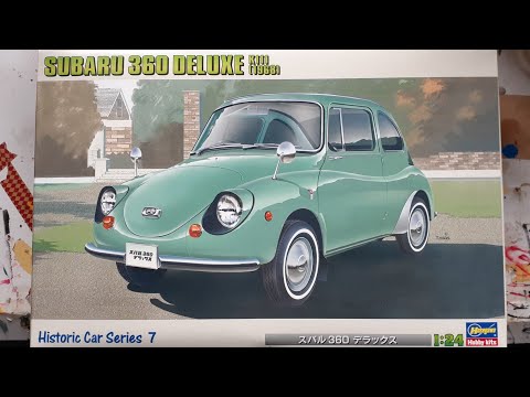 キット紹介 ハセガワ1/24K111 1958 スバル360 DELUXE デラックス - YouTube