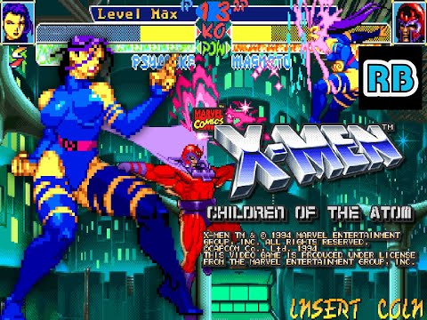 1994 [60fps] X-MEN Children of the Atom (Euro) Psylocke ALL - YouTube