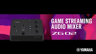 Yamaha ZG02 Gaming Mixer - Black | Sweetwater