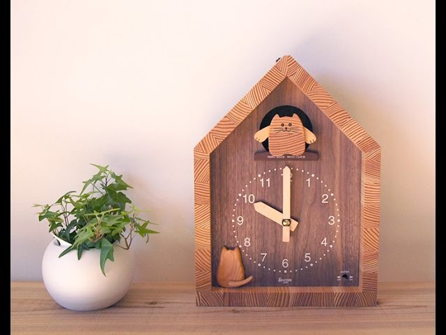 カッコー猫の時計（KICORI） - YouTube