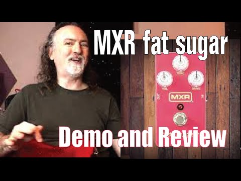 MXR fat sugar Overdrive effects pedal // Demo and Review - YouTube
